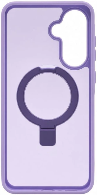 Etui na smartfon Samsung Galaxy A37 / A36 Evelatus Shield Case With MagSafe & Stand Matte Ring Lavender Purple (EVESAMA37SCMSMRLP) - obraz 4
