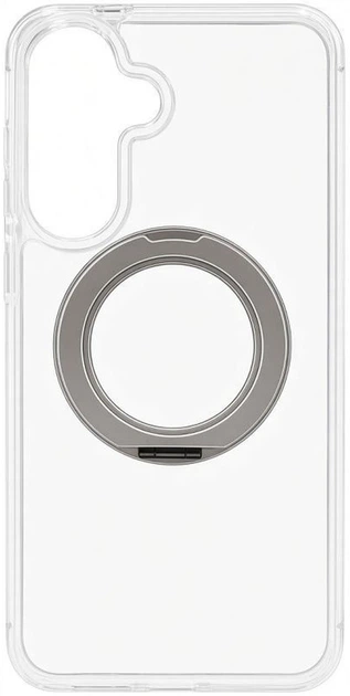 Чохол для смартфона Samsung Galaxy A57 Evelatus Hybird Case With Magsafe PC+TPU 360 Metal Stand Transparent (EVESAMA57HCM360MST) - зображення 3
