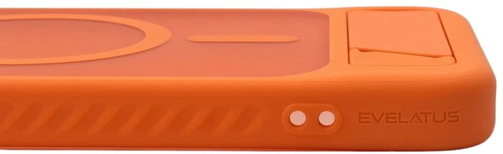 Чохол для смартфона Samsung Galaxy A57 Evelatus Rubber Coated MagSafe With Stand Case Orange (EVESAMA57RCMWSO) - зображення 5