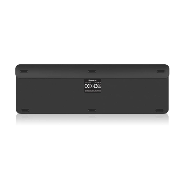 Клавиатура REAL-EL RK-737W Wireless/Bluetooth Black/Grey (EL123100060) - Фото 10 Клавиатура REAL-EL RK-737W Wireless/Bluetooth Black/Grey (EL123100060) - изображение 10