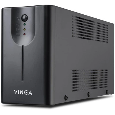 Источник бесперебойного питания Vinga LED 2000VA metall case (VPE-2000M) - Фото 1 Источник бесперебойного питания Vinga LED 2000VA metall case (VPE-2000M) - изображение 1