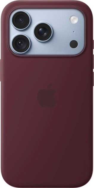 Etui na smartfon Apple iPhone 18 Pro Silicone Case with MagSafe Burgundy (MK8U4) - obraz 2