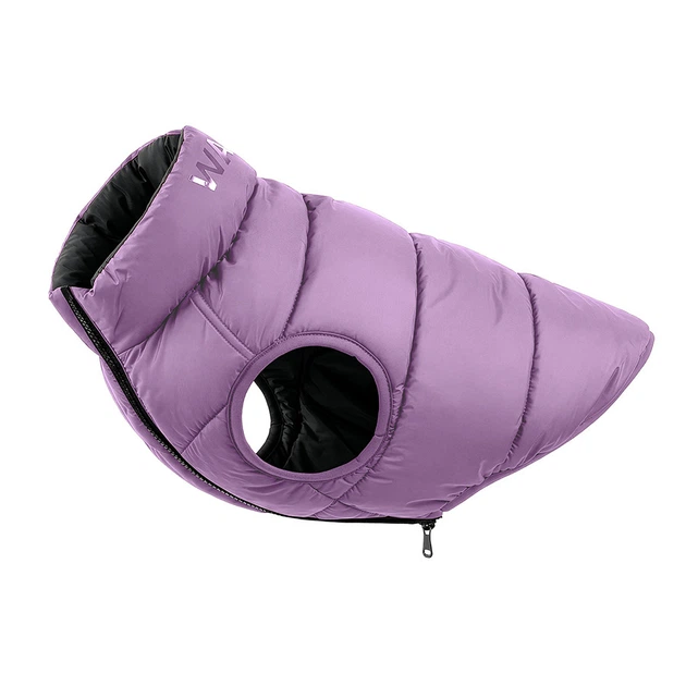 Курточка для собак WAUDOG Re-clothes двусторонняя, XS22, A 20-22, B 33-35, C 19-21, сиреневый - Фото 1 Курточка для собак WAUDOG Re-clothes двусторонняя, XS22, A 20-22, B 33-35, C 19-21, сиреневый - изображение 1