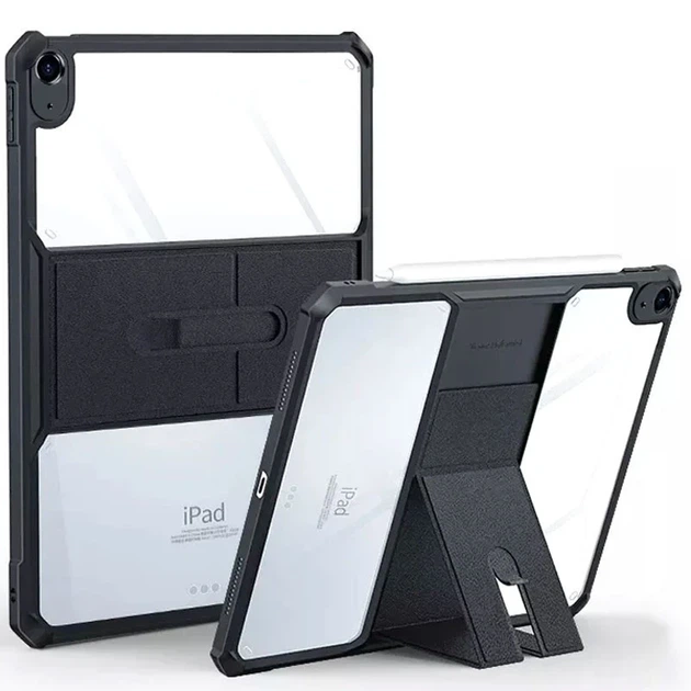 Чехол Xundd Stand TPU+PC с усиленными углами для Apple iPad Air 10.9/11 черный - Фото 2 Чехол Xundd Stand TPU+PC с усиленными углами для Apple iPad Air 10.9/11 черный - изображение 2