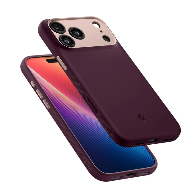 Чехол Spigen Nano Pop MagFit для iPhone 17 Pro Max/18 Pro Max Burgundy Bean (ACS12141) - изображение 3