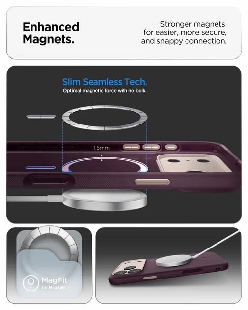 Чехол Spigen Nano Pop MagFit для iPhone 17 Pro Max/18 Pro Max Burgundy Bean (ACS12141) - изображение 12