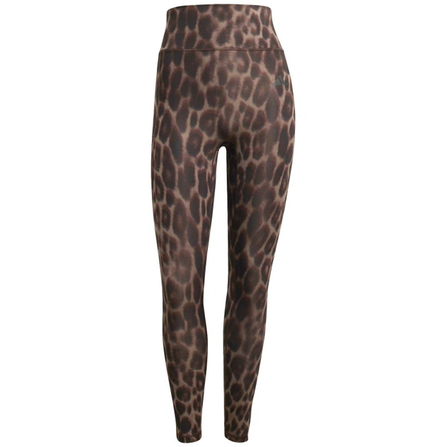 Легінси Optime Essentials Workout Leopard 7/8 Leggings Adidas KA6346 M Коричневий (4068822140171) - Фото 6 Легінси Optime Essentials Workout Leopard 7/8 Leggings Adidas KA6346 M Коричневий (4068822140171) - зображення 6