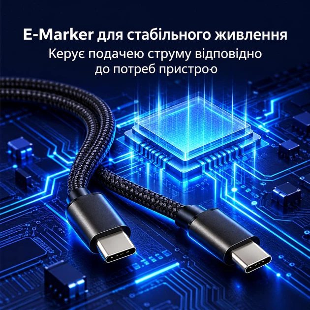Кабель Thunderbolt 5 Stone Type-C 80 Гбит/с PD 240W 16K 2 м (ST-THDB5-2M) - Фото 3 Кабель Thunderbolt 5 Stone Type-C 80 Гбит/с PD 240W 16K 2 м (ST-THDB5-2M) - изображение 3