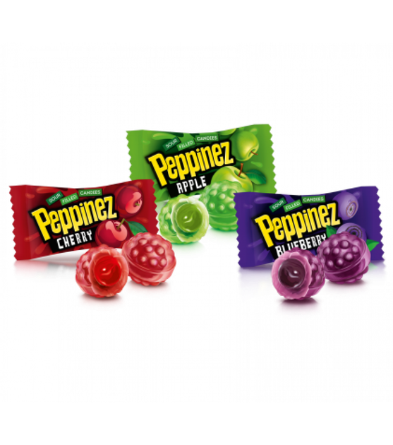 Цукерки Roshen Peppinez з фруктовою начинкою 0.250кг ( Пеппінез ) - Фото 1 Цукерки Roshen Peppinez з фруктовою начинкою 0.250кг ( Пеппінез ) - зображення 1
