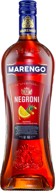 Вино ароматизированное Marengo Negroni розовое десертное 1 л 16% (4820004929970) - Фото 1 Вино ароматизированное Marengo Negroni розовое десертное 1 л 16% (4820004929970) - изображение 1