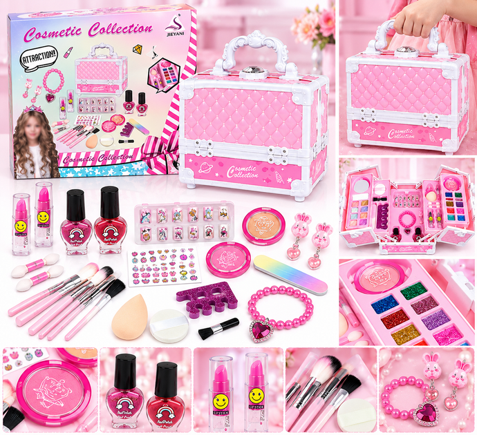 Детский косметический набор для девочки в чемоданчике Cosmetic Collection - изображение 4