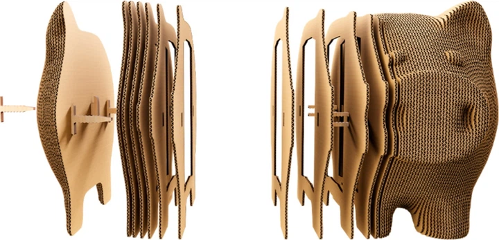 Puzzle 3D Cartonic Świnka skarbonka 86 elementów (4820191134638) - obraz 4