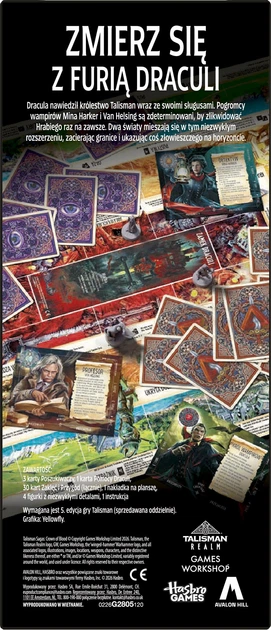Dodatek do gry planszowej Hasbro Talisman: Magia i Miecz (5. edycja) - Opowieści - Krwawa korona (wydanie polskie) (5010996417794) - obraz 2