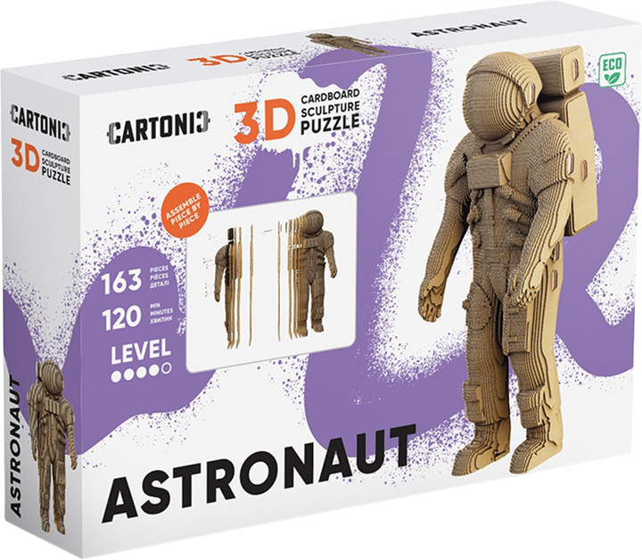 Puzzle 3D Cartonic Astronauta 163 elementy (4820191134225) - Zdjęcie 1 Puzzle 3D Cartonic Astronauta 163 elementy (4820191134225) - obraz 1