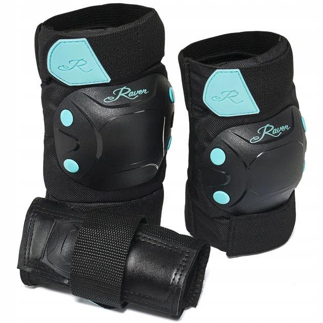 Захист дитячий Raven Dexard Black/Mint M (zh231) - Фото 2 Захист дитячий Raven Dexard Black/Mint M (zh231) - зображення 2