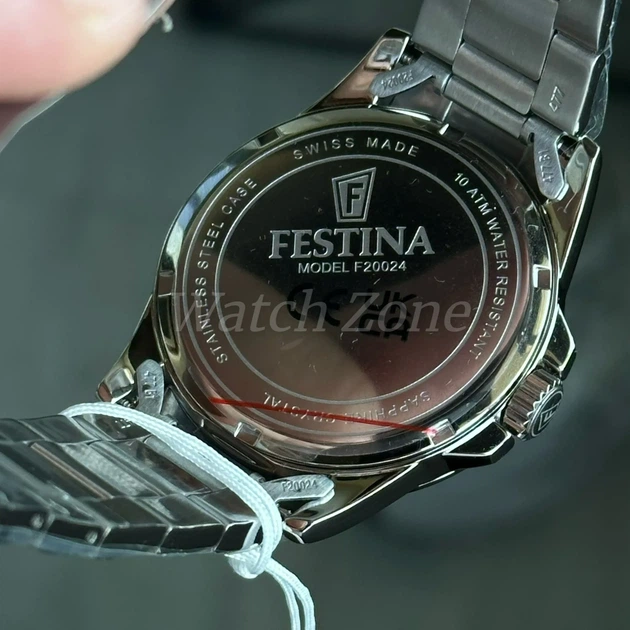 Чоловічий годинник FESTINA SWISS MADE F20024/3 - зображення 10