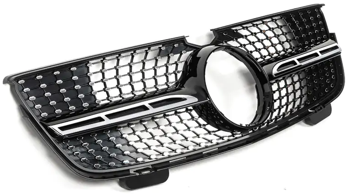 Передняя решетка радиатора Diamond для Mercedes GL сlass X164 2006-2009 гг - изображение 2