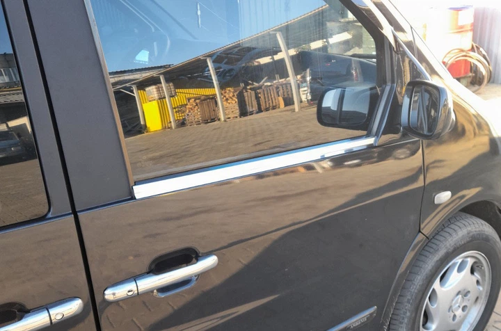 Окантовка стекла 2 шт, нержавеющая сталь для Mercedes Vito W638 1996-2003 гг - изображение 2