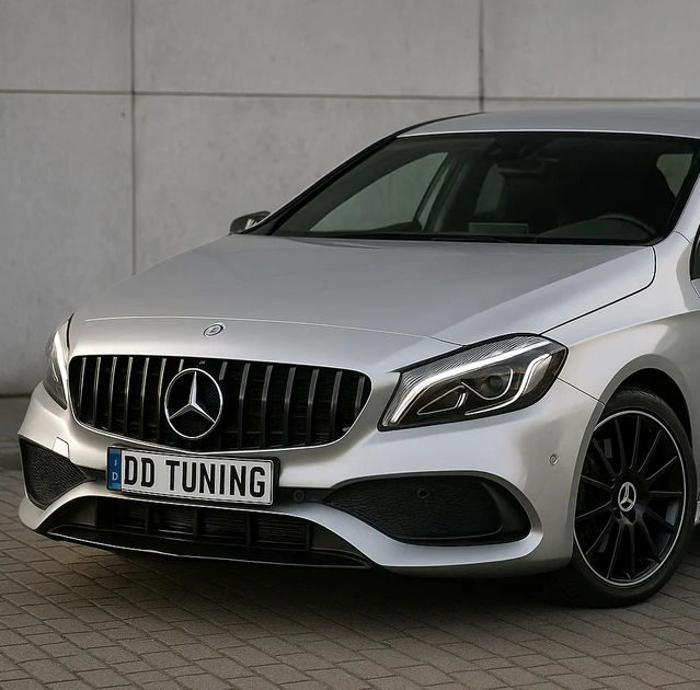 Передняя решетка GT для Mercedes A-сlass W176 2012-2018 гг - изображение 2