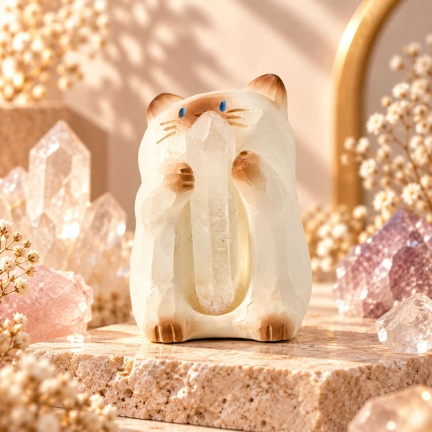 Kolekcjonerska figurka-niespodzianka Pop Top ThingsWoo Cat Cat PAI - Energia szczęścia W1244-8 (6942084908299) - obraz 5