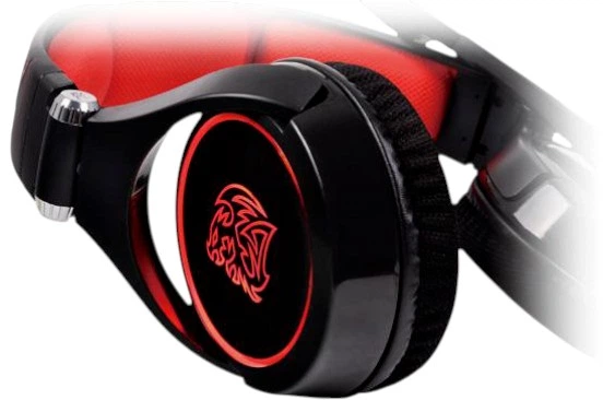 Słuchawki Thermaltake Cronos HT-CRO008ECBL czarno-czerwone - obraz 2