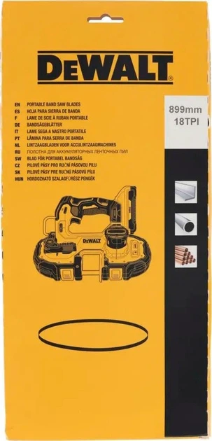 Пиляльне полотно DeWalt до стрічкової пилки 899 х 12.7 мм (5054905321482) - зображення 2