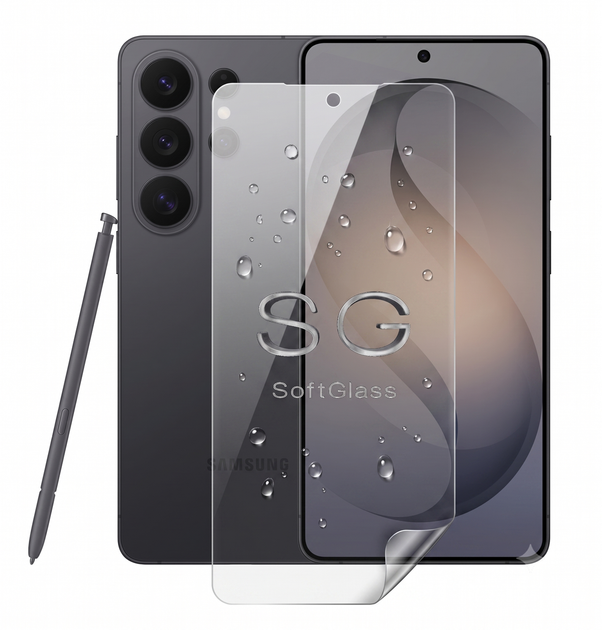 Пленка для Samsung S26 Ultra на экран износоустойчивая полиуретановая SoftGlass - Фото 1 Пленка для Samsung S26 Ultra на экран износоустойчивая полиуретановая SoftGlass - изображение 1