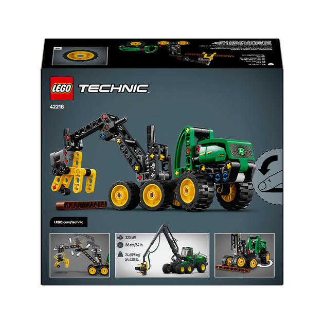 Конструктор LEGO Technic Колісний комбайн John Deere 1470H 117 деталей (42218) - зображення 2