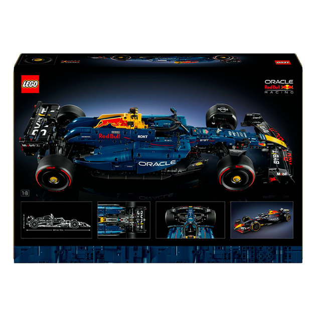 Конструктор LEGO Technic Oracle Red Bull Racing RB20 F1 1639 деталей (42206) - изображение 2
