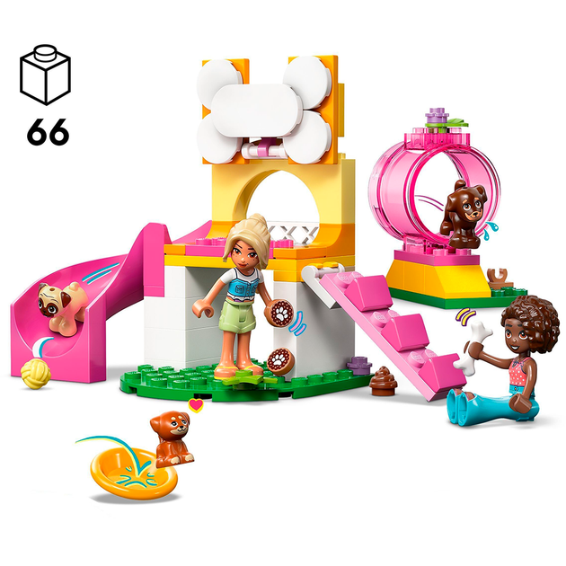 Конструктор LEGO Friends Игровая площадка для щенков 66 деталей (42665) - изображение 3