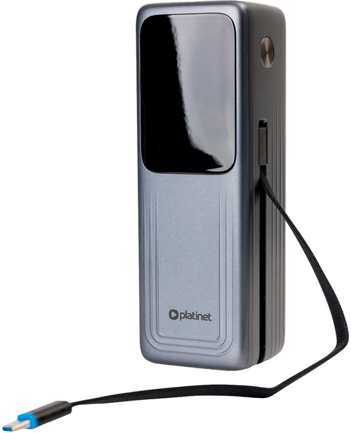 Powerbank Platinet 27000 mAh 140W PD 2 x USB-C + 1 x USB-A Grey (PMPB27140) - obraz 2