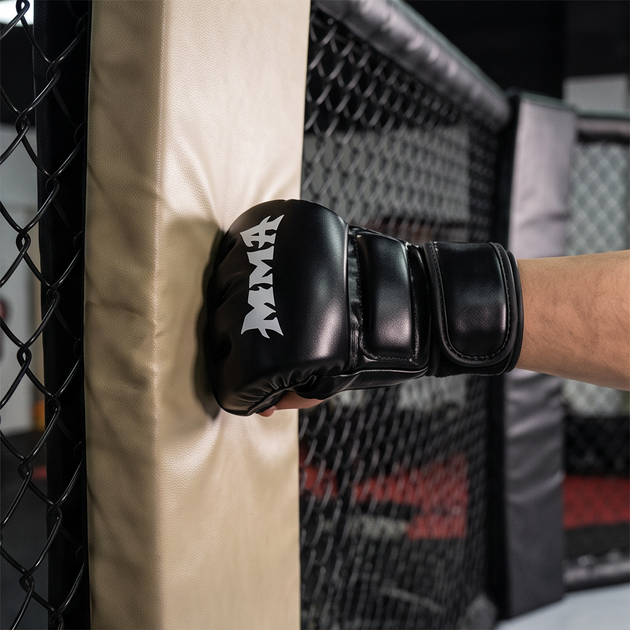 Рукавички MMA для змішаних єдиноборств та боксу, рукавички для спарингів відкриті пальці - зображення 2