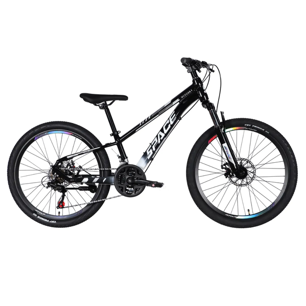 Велосипед AL 24" SPACE MERCURY DD FR рама-11"черно-белый 2026 - Фото 1 Велосипед AL 24" SPACE MERCURY DD FR рама-11"черно-белый 2026 - изображение 1