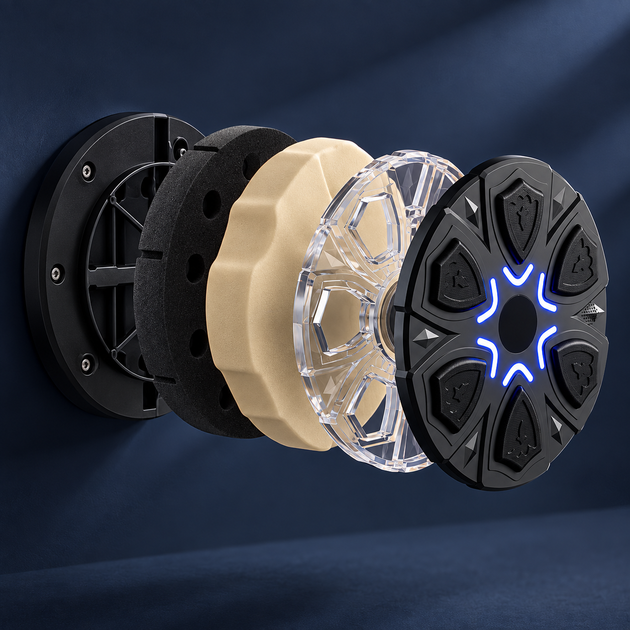 Тренажер для бокса BauTech с LED-подсветкой и Bluetooth (1016-710-00) - Фото 6 Тренажер для бокса BauTech с LED-подсветкой и Bluetooth (1016-710-00) - изображение 6
