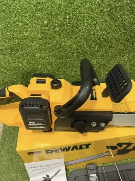 Акумуляторна ланцюгова пилка DeWalt 48 В 6 А·год безщіткова електропила з шиною 40 см 2 акумуляторами швидкістю ланцюга 24 м/с безключовим натягуванням автоматичним змащуванням - зображення 10