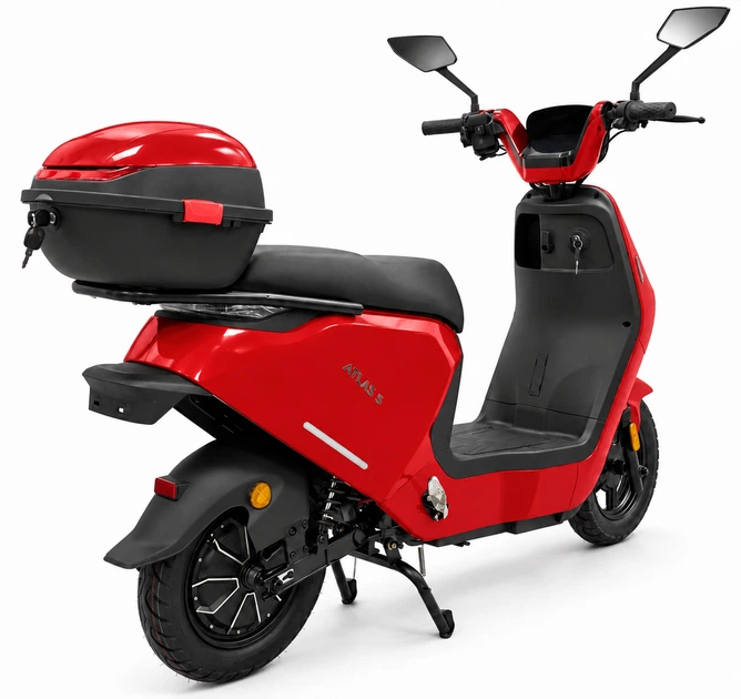 Электроскутер ATLAS Bee 1000W Red - Фото 2 Электроскутер ATLAS Bee 1000W Red - изображение 2