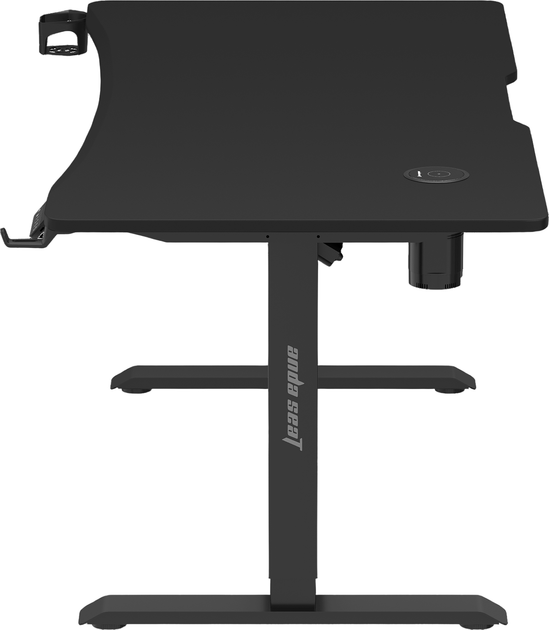 Стіл комп'ютерний Anda Seat Xtreme Pro 1600x800 мм з електричним регулюванням висоти Чорний (6977890867737) - зображення 8