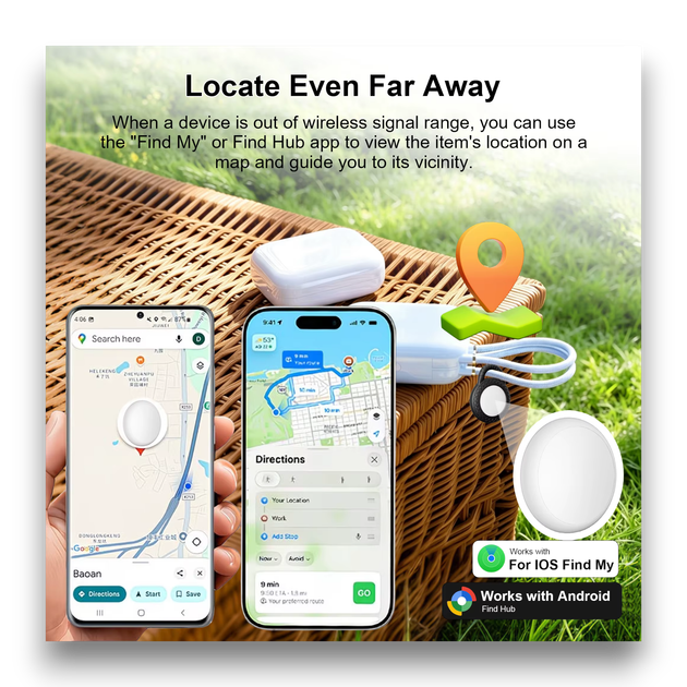 Двосистемний трекер (аналог GPS) для відстеження (iOS + Android) Помаранчевий - Фото 5 Двосистемний трекер (аналог GPS) для відстеження (iOS + Android) Помаранчевий - изображение 5