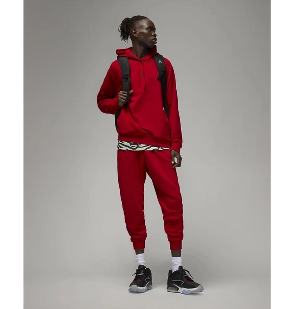 Худи мужское Jordan Dri-Fit Sprt Flc Po 687 S Красный DQ7327-687 - изображение 8