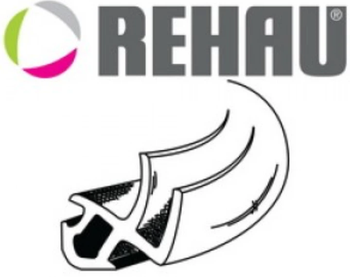 Ущільнювач притвора STOMIL Sanok REHAU (стулковий) 1 м Чорний (S-1388_reh_1) - зображення 6