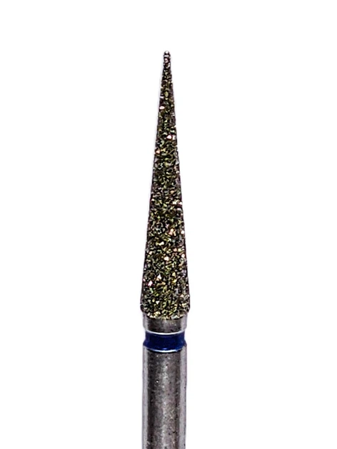 Алмазна фреза(бор) конус гострий синій 2,8x14mm - изображение 2