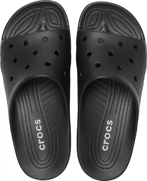 Шльопанці чоловічі Crocs Saturday Slide Black 48 (EU 50-51) чорні - изображение 5