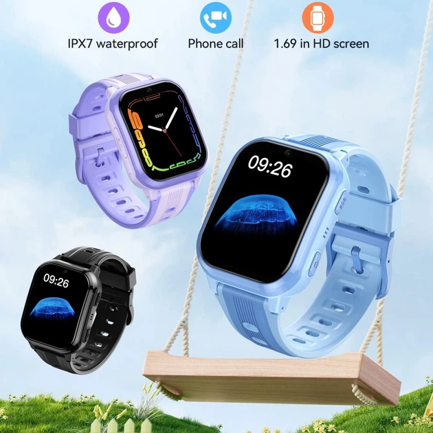 Дитячий смарт-годинник Hoco Y108 4G Blue [178955] - зображення 9