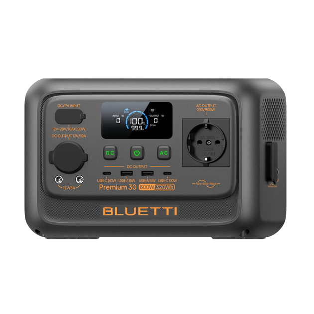 Зарядная станция BLUETTI Premium 30 V2 600 Вт 320 Вт/ч - изображение 4