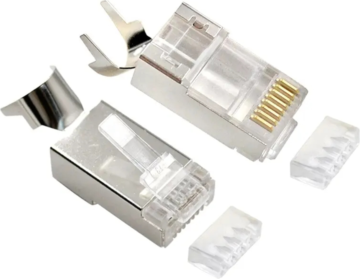 Złącze Cablexpert 8P8C, CAT-7, FTP 10 szt. (8716309136068) - Zdjęcie 1 Złącze Cablexpert 8P8C, CAT-7, FTP 10 szt. (8716309136068) - obraz 1