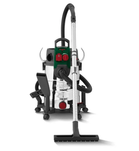 Промисловий пилосос Parkside PWD 30 C1 1500 Вт вологе/сухе прибирання - зображення 2