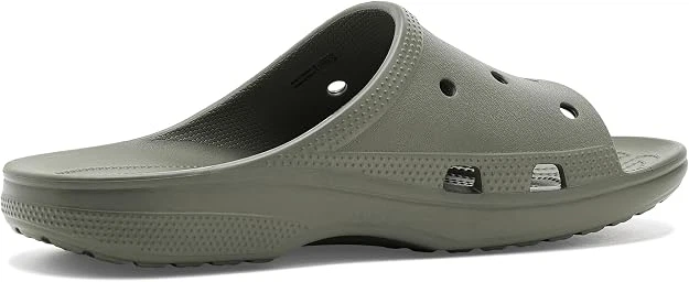 Шльопанці чоловічі Crocs Saturday Slide Dusty Olive 41 (EU 41-42) оливкові - изображение 2