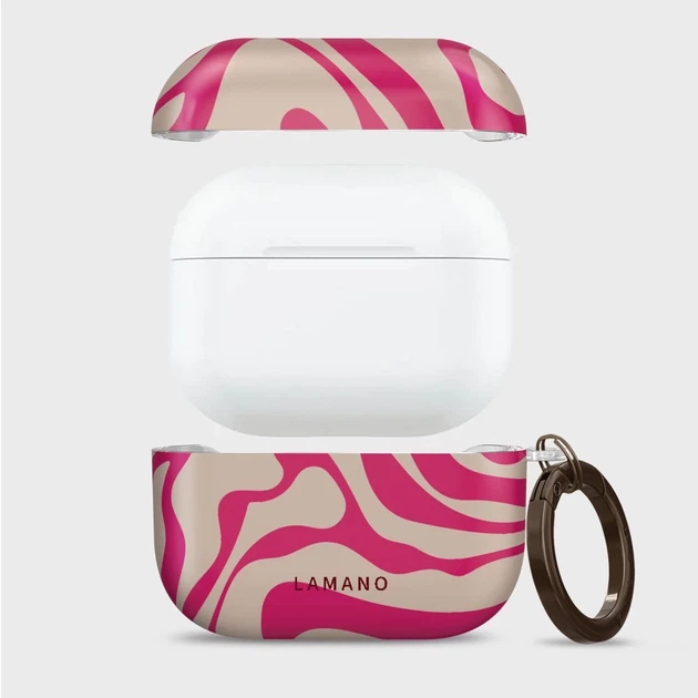 Чехол Tech-Protect Lamano для AirPods Pro 3 Flamingo Bloom (5906302343058) - Фото 5 Чехол Tech-Protect Lamano для AirPods Pro 3 Flamingo Bloom (5906302343058) - изображение 5