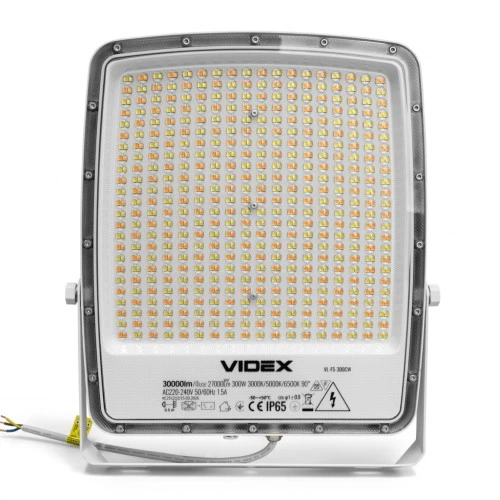 Прожектор Videx F5 300W 3000-5000-6500K 230V White (VL-F5-300CW) VIDEX VL-F5-300CW 1090725 - изображение 2