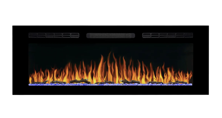 Электрокамин ArtiFlame 1800 Вт до 30 м² 3D пламя настенный встраиваемый Обогреватель с пультом цифровым термостатом таймером звуком горения для дома - изображение 2